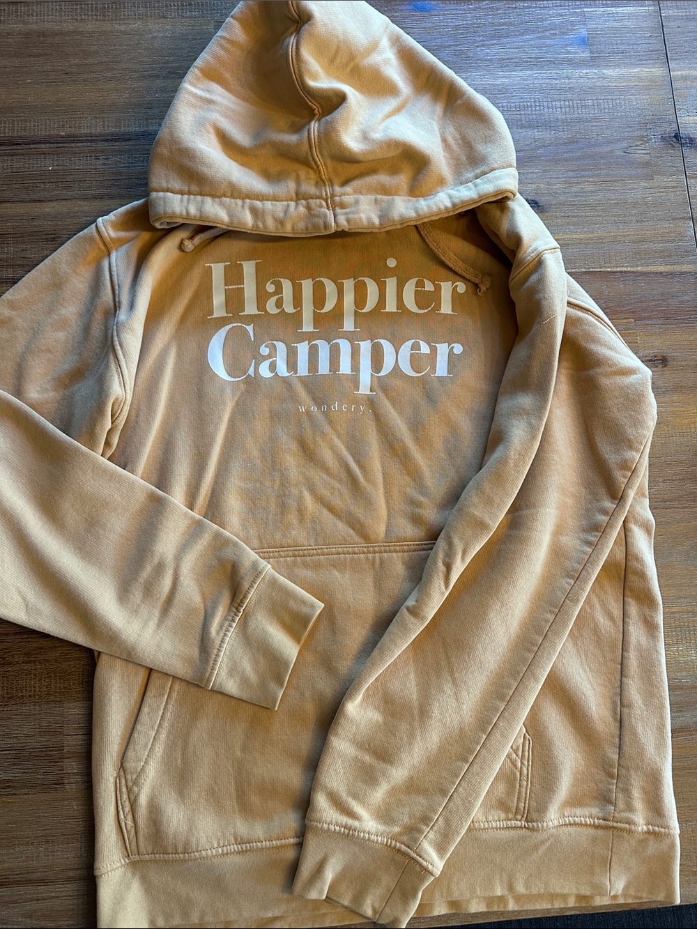 Wonderly Tan 'Happier Camper' Pullover